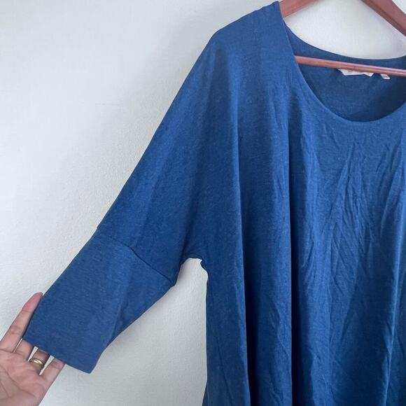 Soft Surroundings Blue Layered Boho Resort Chic Dress Women's Size Large - Picture 6 of 6